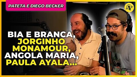 OS PERSONAGENS DE DIEGO BECKER NO PÂMNICO | PATETA E DIEGO BECKER - TICARACATICAST