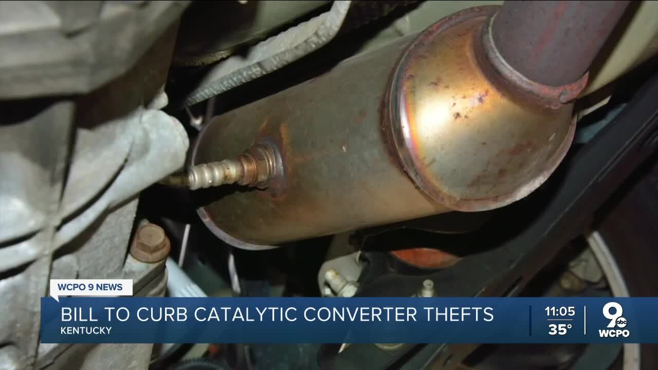 Bill introduced to curb catalytic converter thefts in Kentucky