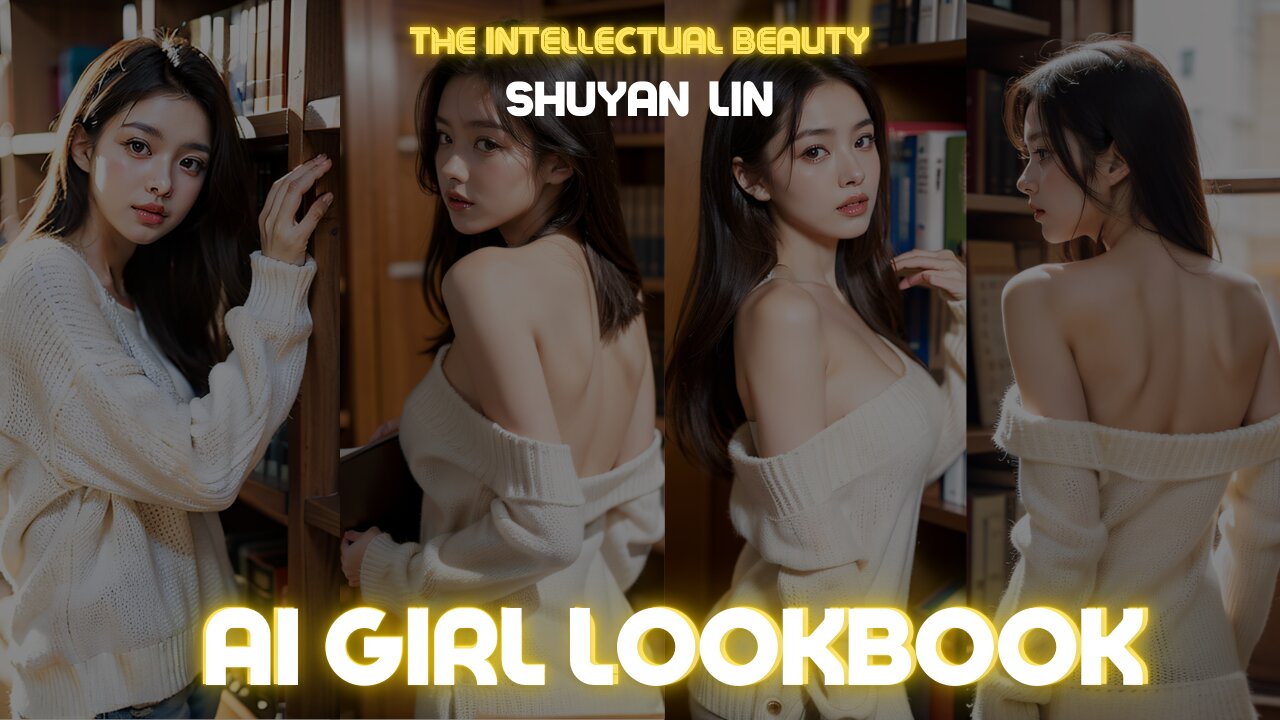 AI Girl Lookbook - Shuyan Lin: The Intellectual Beauty | AI Beauty | AI Dreams