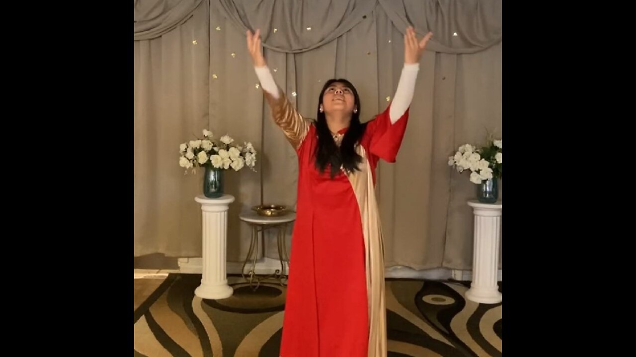 Amy dances "Speak the Name of Jesus"