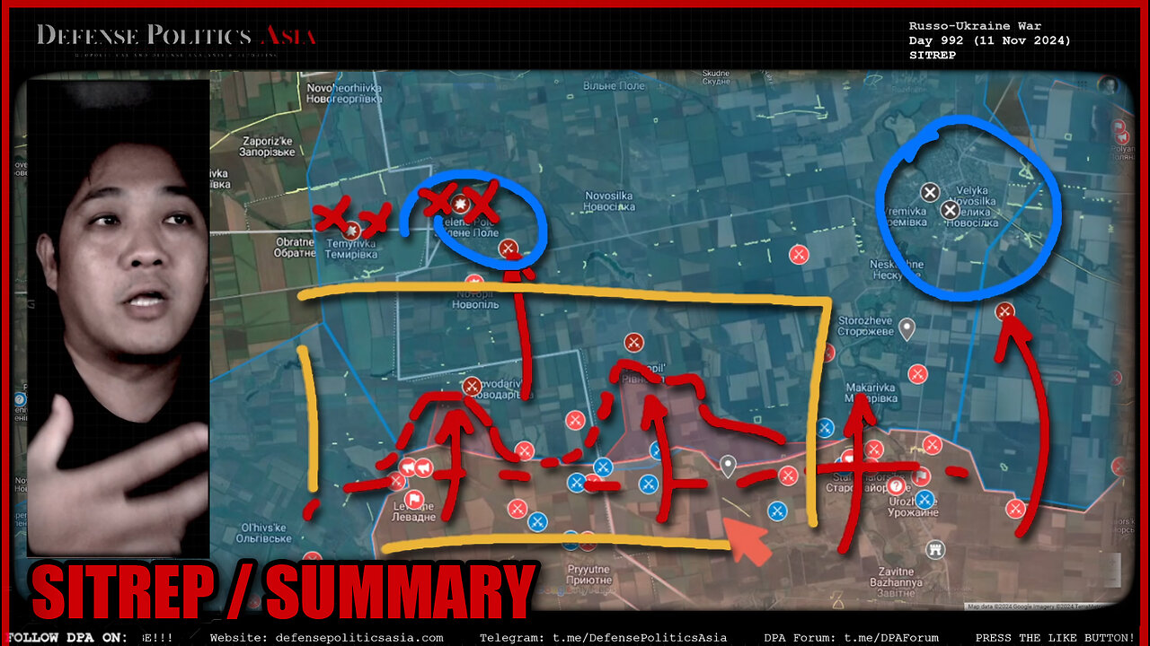 VELYKA NOVOSILKA OFFENSIVE BEGINS!!! Massive Kursk advances! Kurakhove entered! | Ukraine War SITREP