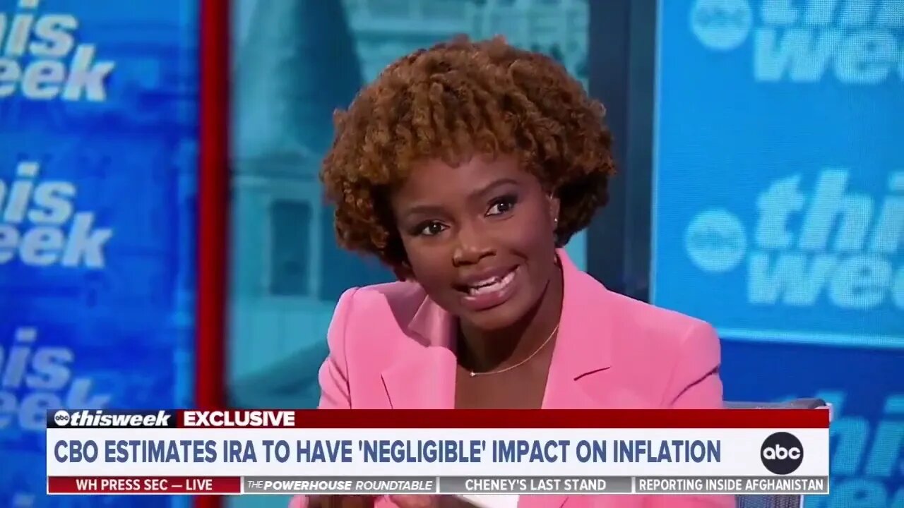 No one buy the Inflation Reduction Act will act to reduce inflation - 8/14/22