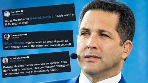 Adam Schefter DESTROYED For Dwayne Haskins Tweet | Lamar Jackson, NFL Players, And Media BLAST Him