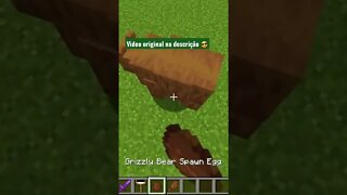 MINECRAFT: ATHOS E O MEGA URSO NO MAPA #shorts