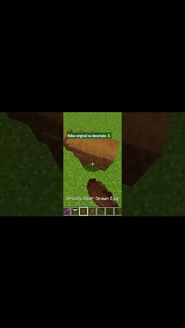 MINECRAFT: ATHOS E O MEGA URSO NO MAPA #shorts