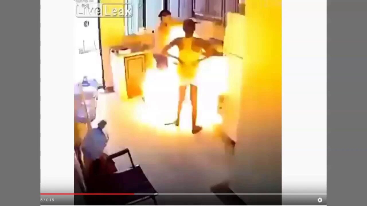 If You Smell Gas - We Call That A Clue - Don't Light The Stove - Gas Explosion