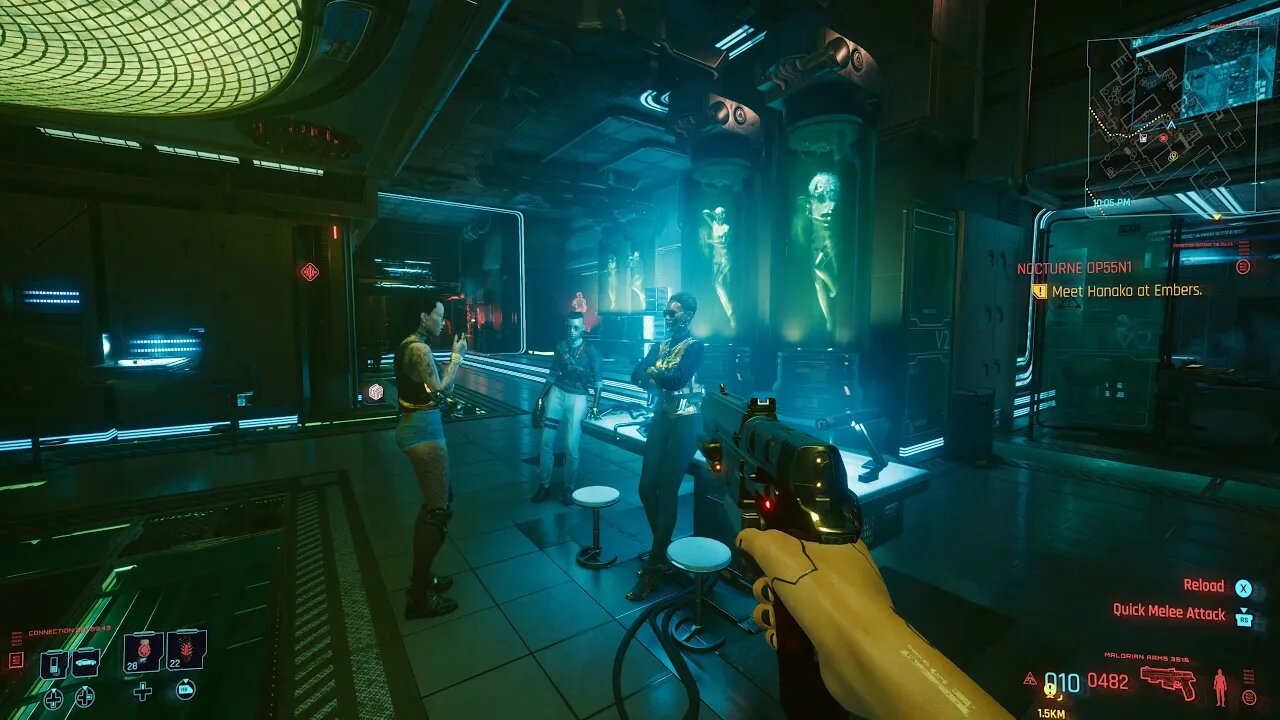 Cyberpunk 2077 Glitch: Shooting up the afterlife