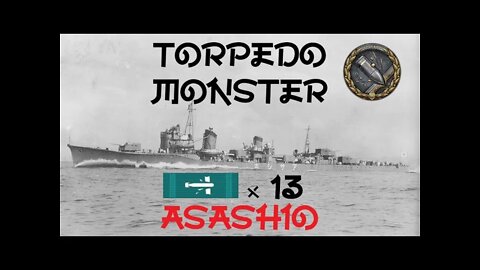 Torpedo Monster - Asashio (World of Warships Legends)