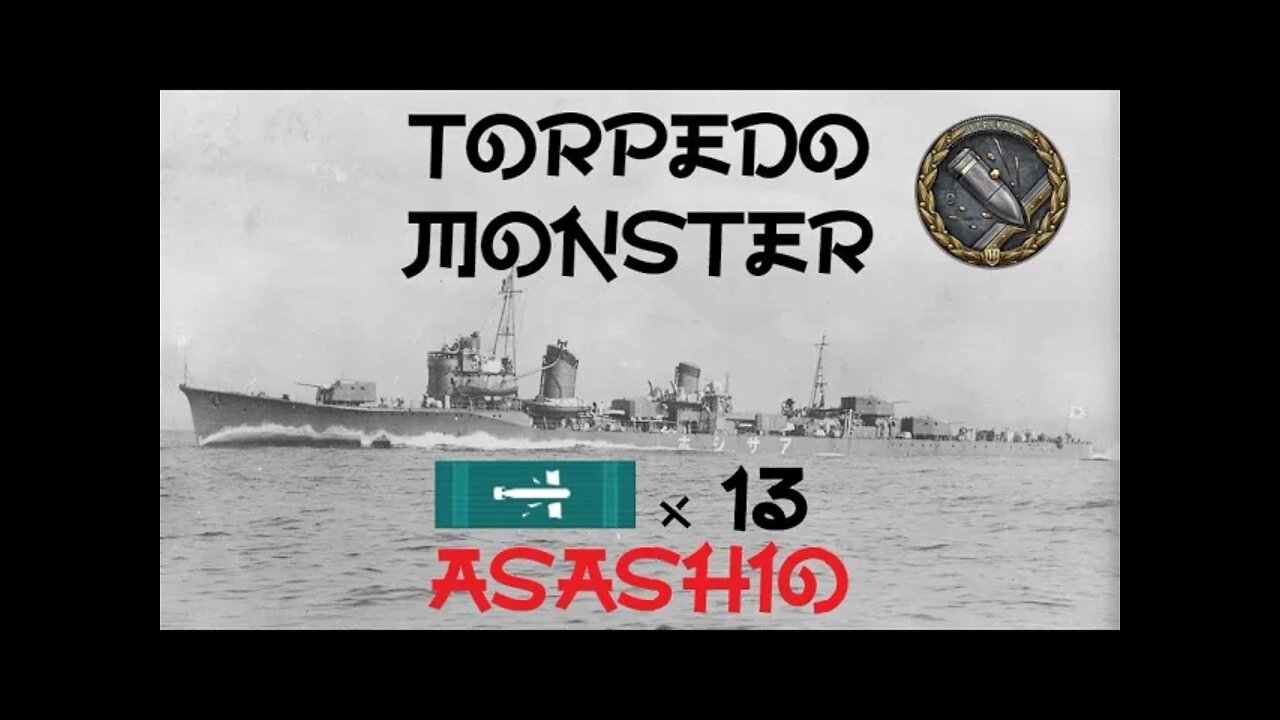 Torpedo Monster - Asashio (World of Warships Legends)