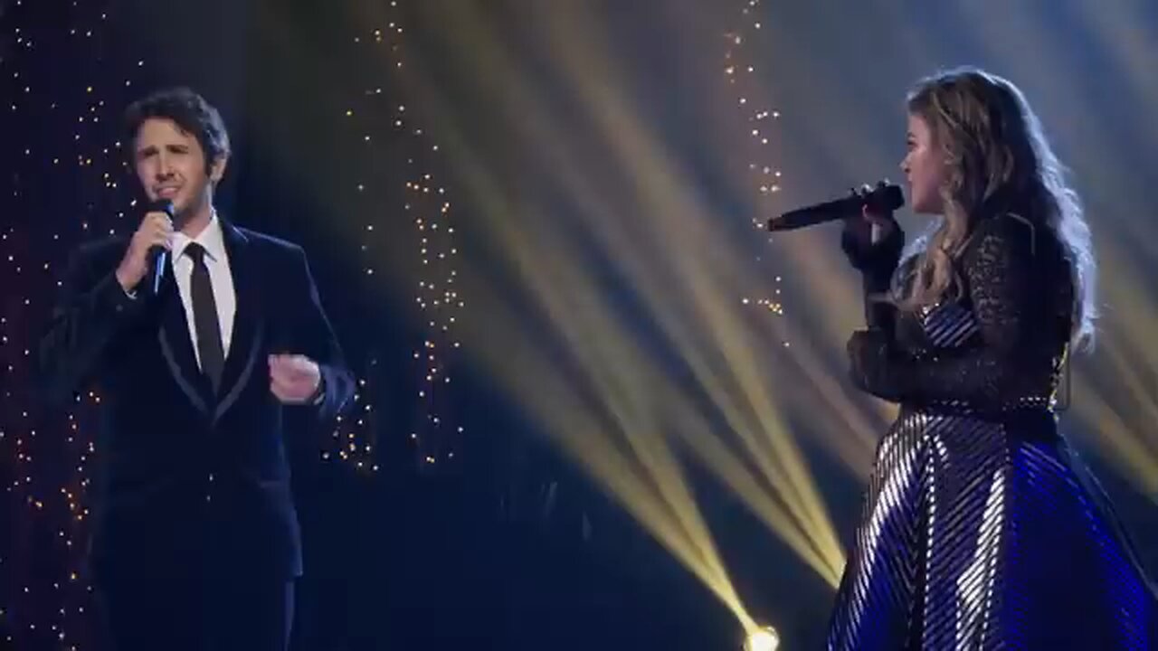 Josh Groban & Kelly Clarkson - AlU I Ask OF You (A Home For The Holidays)