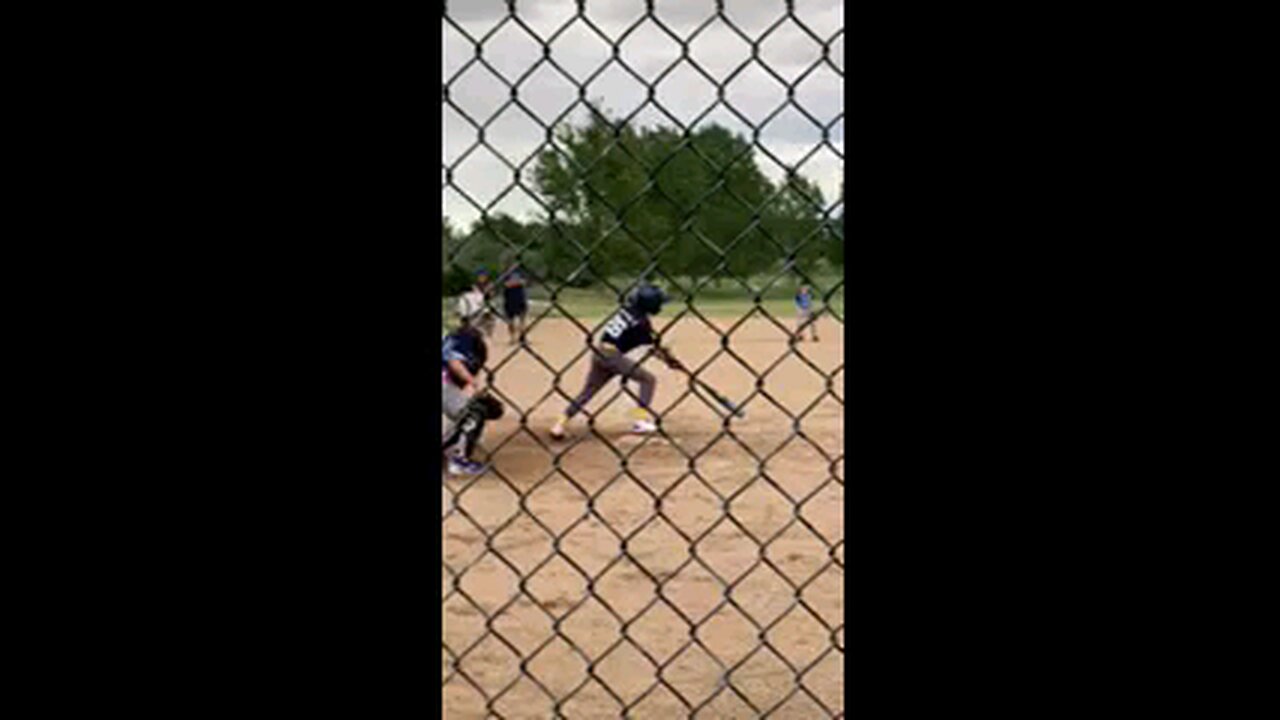 Karter Running Across Home Plate On His 2nd Score - June 26th, '24