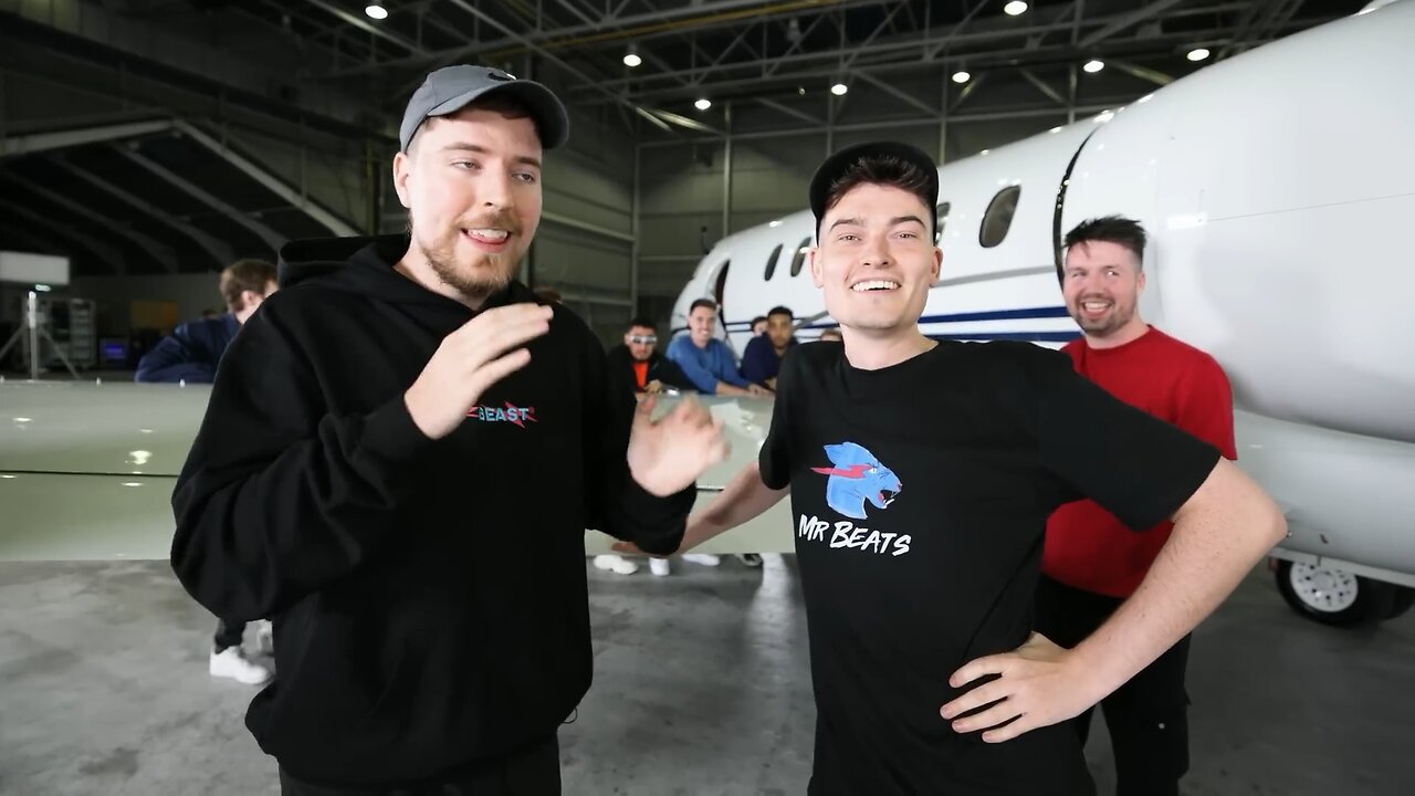 MrBeast: Last To Get Off His Hand Keep a Private Jet