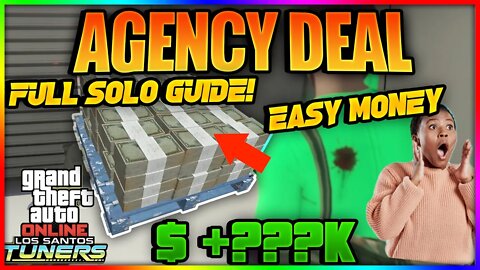 Easiest Money To Make In GTA 5 (Agency Deal Auto Shop Contract) 2X RP & $$