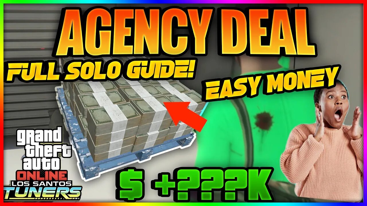 Easiest Money To Make In GTA 5 (Agency Deal Auto Shop Contract) 2X RP & $$