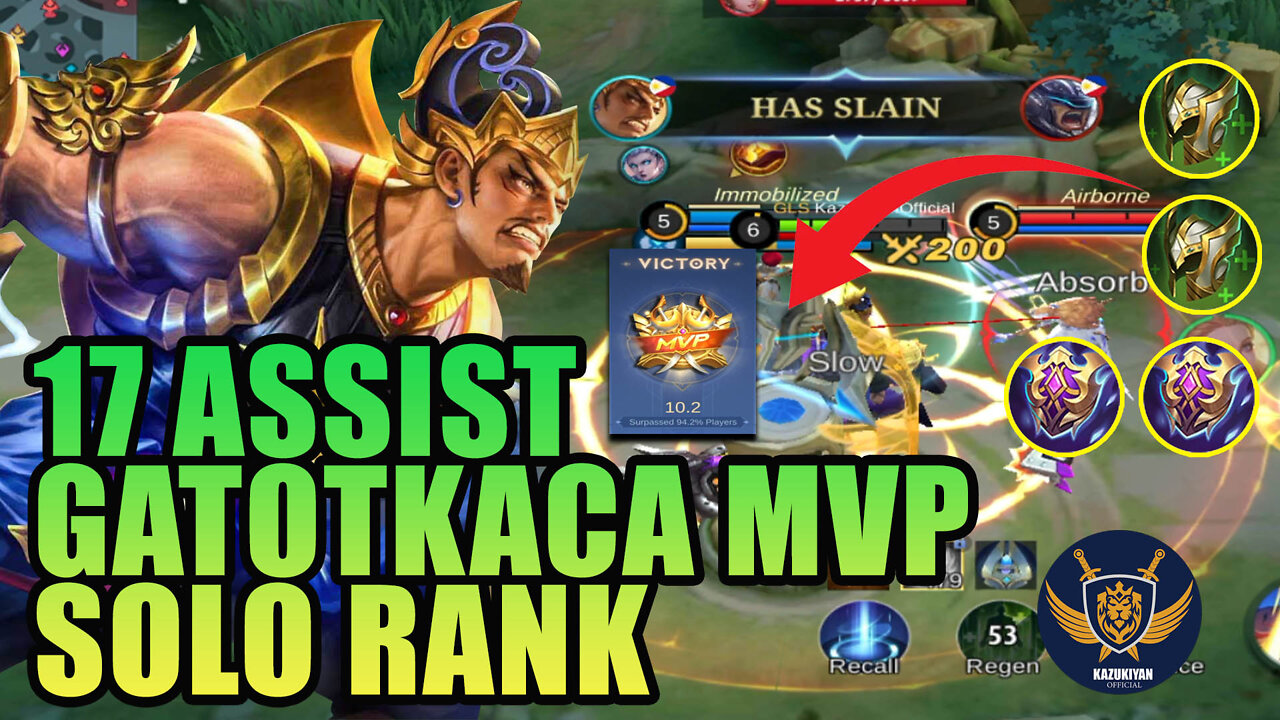 GATOTKACA MVP RANK GAME - "SURE WIN Ako Moscov" Malupet Kasama Tapos Wingman Ako #kazukiyanofficial