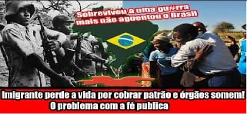 Imigrante perde a vida por cobrar patrão e órgãos somem! O problema com a fé publica