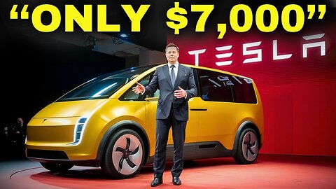 Elon Musk: "I Am Releasing Tesla's CHEAPEST Van That Will DESTROY All Competition!"