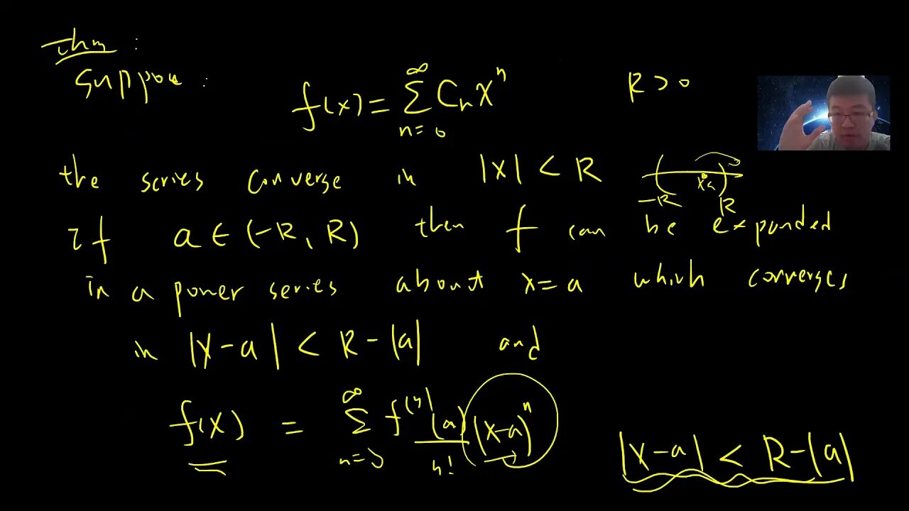 The connection from power series to Taylor series