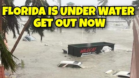 IF YOU ARE IN FLORIDA, GET OUT NOW, IT'S UNDER WATER