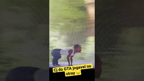 CJ jogável no Stray - o jogo do gato #shorts #stray #playstation