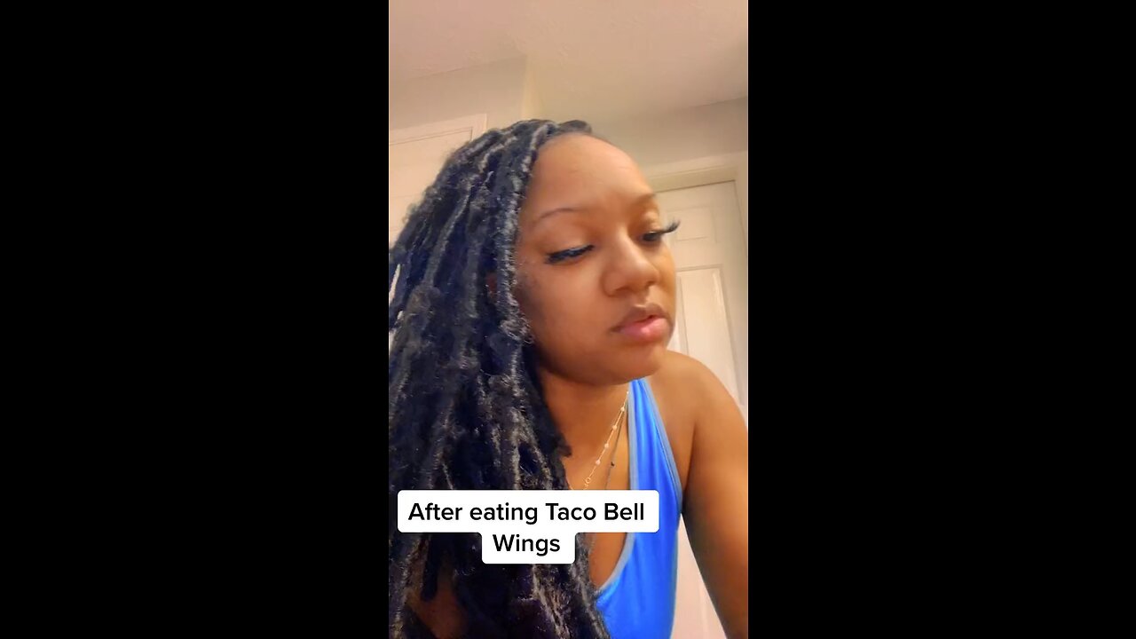 After eating a Taco Bell chicken wing￼