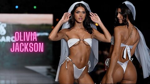 Olivia Jackson In SLOW MOTION 4k | Vasaro Swimwear / Miami Swim Week 'The Shows' 2023