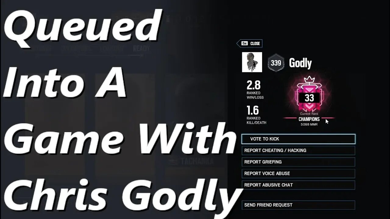 I Scored Higher Than Godly Rainbow Six Siege