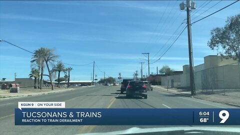 After the Ohio train derailment, Tucsonans weigh on their neighborhood railway