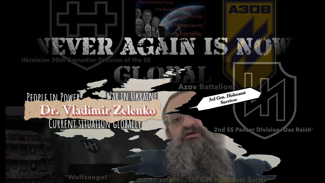3rd Gen. Holocaust survivor Dr. Vladimir Zelenko in Never Again Is Now Global