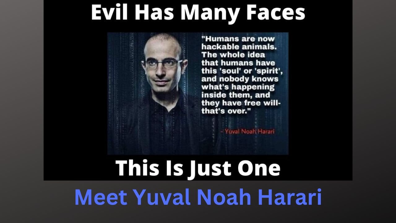 Yuval Noah Harari Is he NUTS? His Brain Eaten Away?