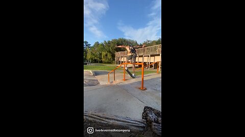 Skateboarding in Jackson Florida Kona skatepark