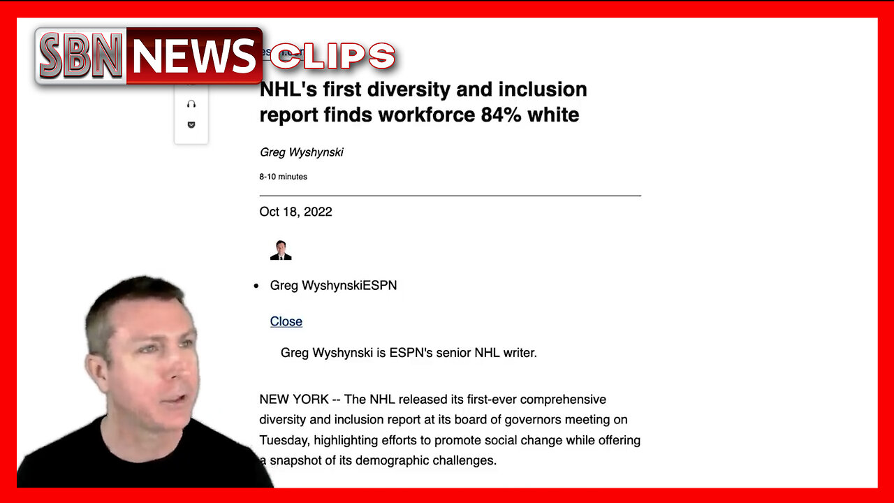 Hockey's New Ridiculous Plan for White People in the Sport [6523]