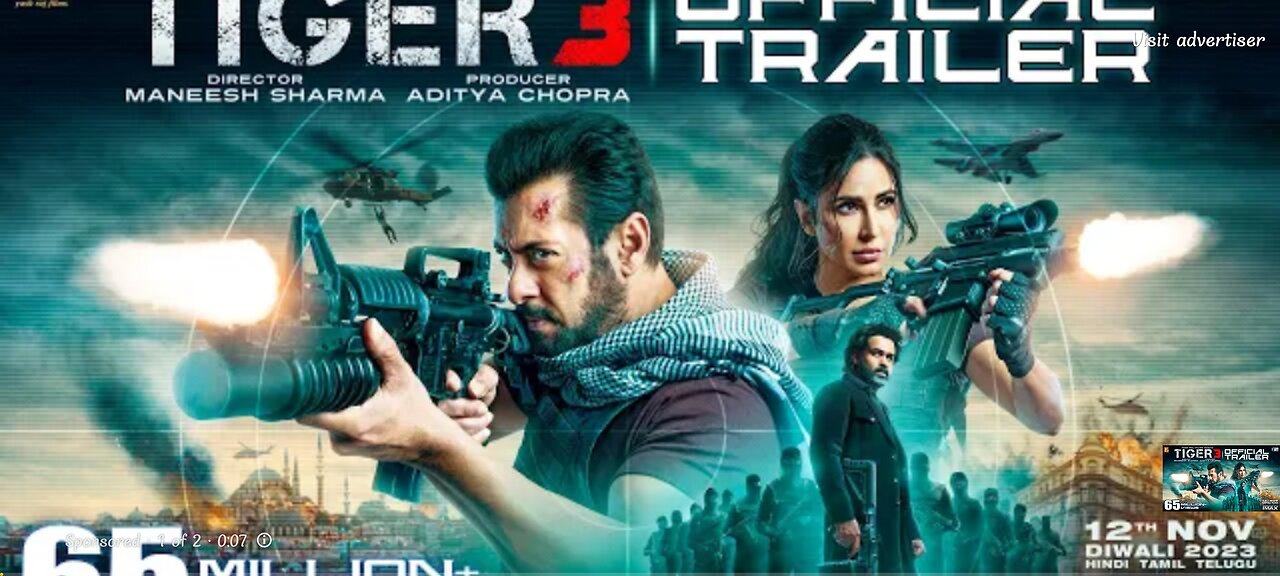 Tiger 3 Trailer | Salman Khan, Katrina Kaif, Emraan Hashmi | Maneesh Sharma | YRF Spy Universe