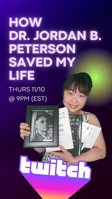 Controversial Content Creator Conundrum 🤣 "How Dr. Jordan Peterson Saved My Life" Twitch Stream