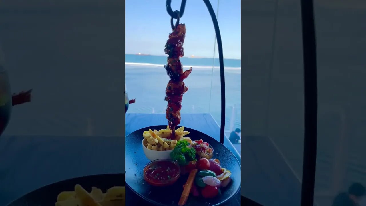 see food, food Lovers,the view is giving 10/10, ocean view #vlog #shortvideo #shorts #food #foodie