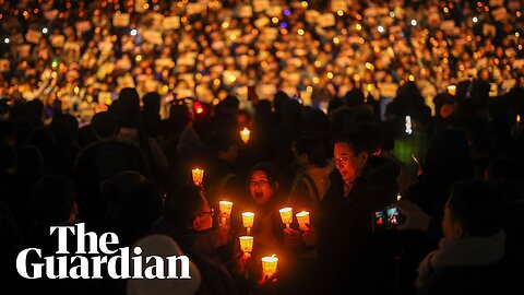 Protesters gather outside South Korea's National Assembly