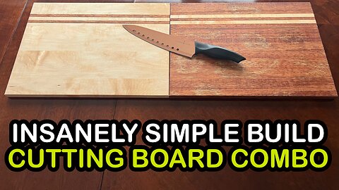 Insanely Simple Cutting Board Combo