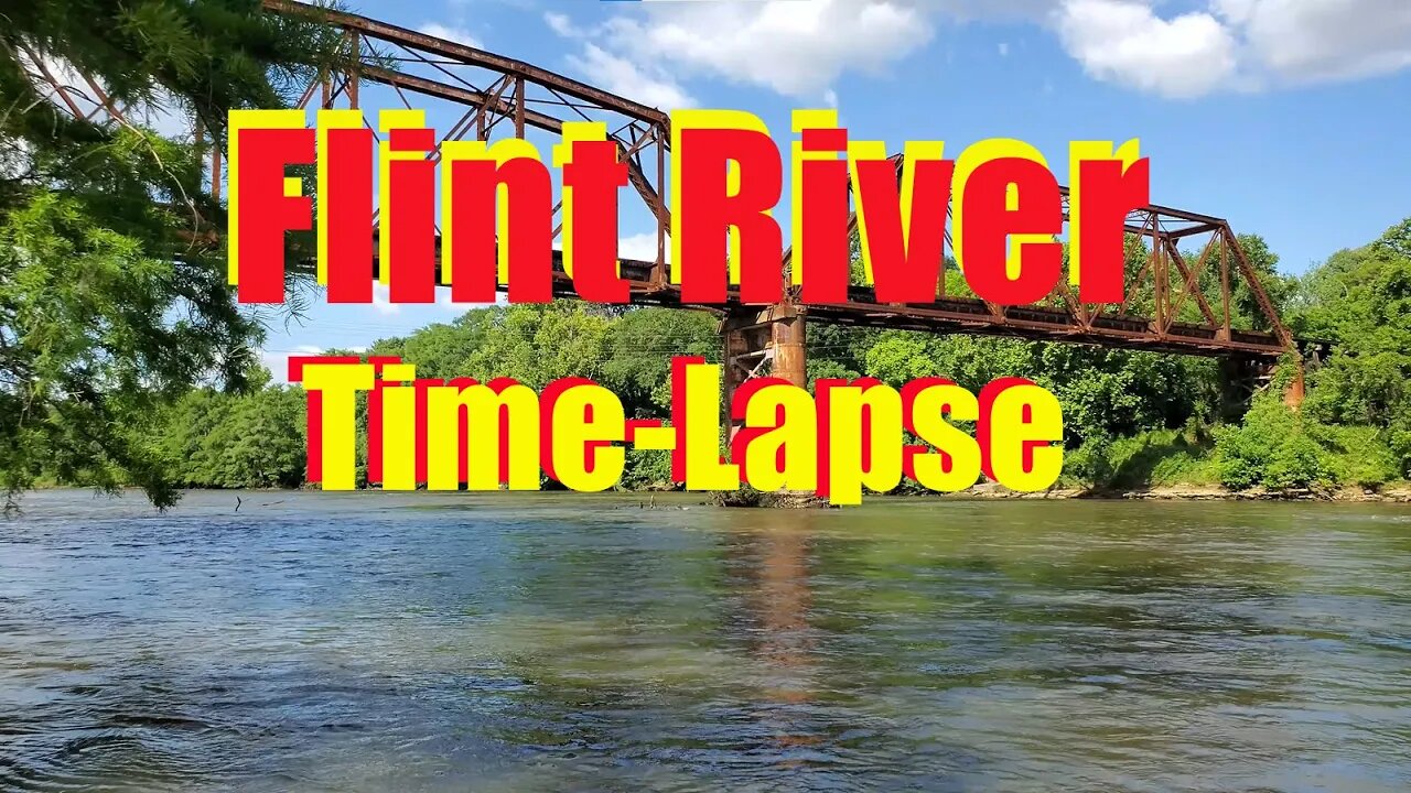 Flint River Time Lapse from the platform