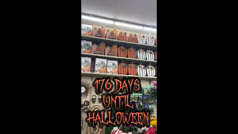 Todays Halloween Countdown Decoration 176 days