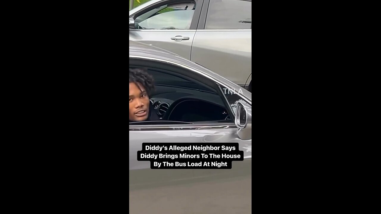 Diddy’s neighbor tells reporters that he needs to stop bringing all those minors to the neighborhood