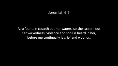 Jeremiah Chapter 6