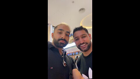 Unexpected meeting with The champion Amir king khan