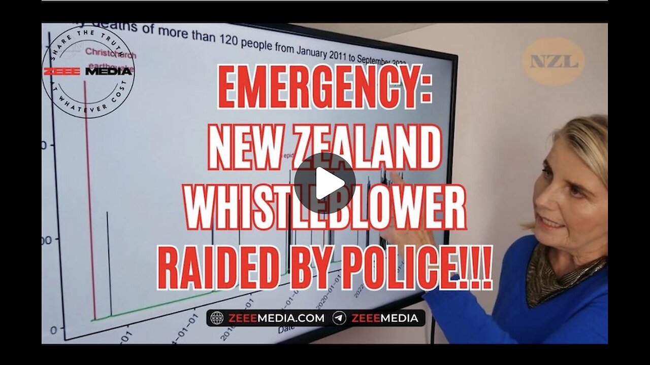 Emergency Update!!! New Zealand Whistleblower Raided!!!