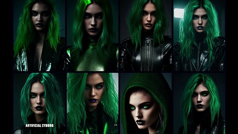 GREEN GRUNGE GIRL [4K]