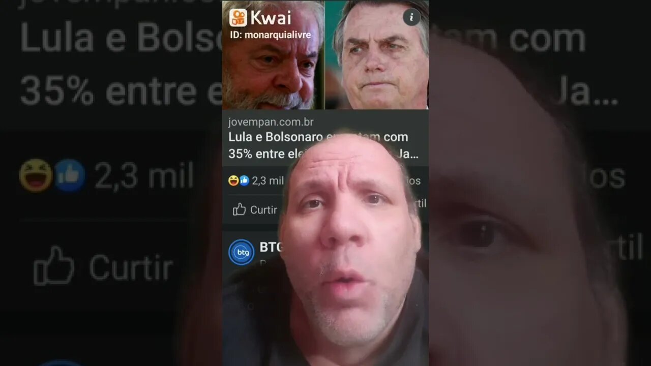 Eleições: Lula e Bolsonaro embatqm com 35% no Rio de Janeiro
