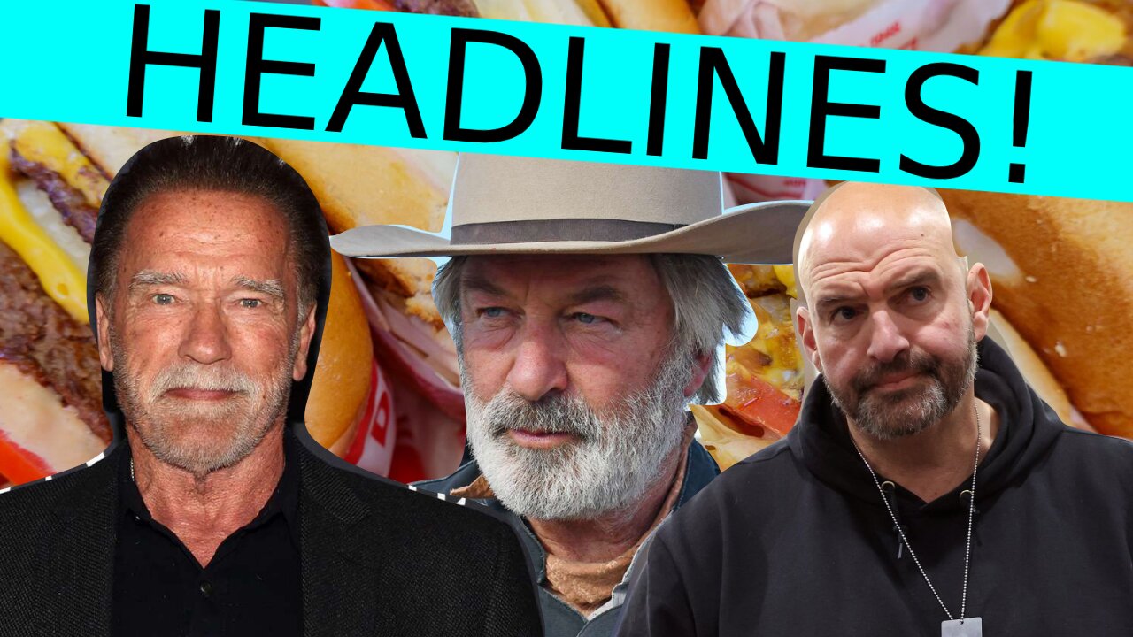 Arnold/Alec Baldwin/Fetterman/North Korea/In-N-Out | HEADLINES!