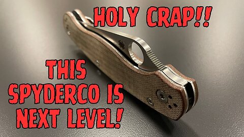 SPYDERCO TOOK IT TO THE NEXT LEVEL | MILITARY 2 FOLDING KNIFE