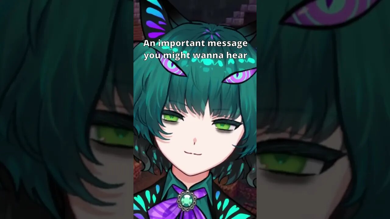 Vtuber gives amazing message