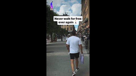 Never walk for free again