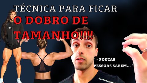 TÉCNICA SECRETA PARA AUMENTAR SEUS MÚSCULOS